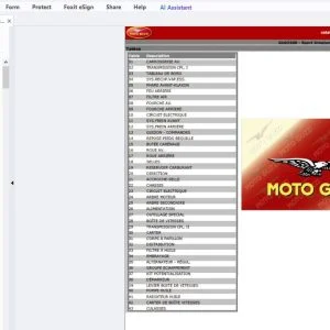 1996-1999 Moto Guzzi Sport Iniezione catalogue de pieces de rechange - PDF DOWNLOAD