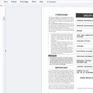1997-2002 Suzuki VZ800 Maraude Service Manual - PDF DOWNLOAD
