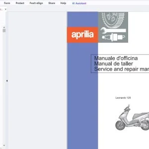 1997 Aprilia Leonardo 125 Service & Repair Manual - PDF DOWNLOAD