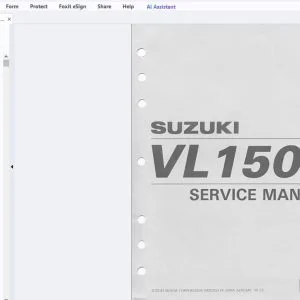 1998-2000 Suzuki VL1500 Service Manual - PDF DOWNLOAD