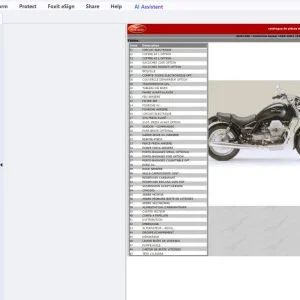 1999-2001 Moto Guzzi California Jackal catalogue de pieces de rechange - PDF