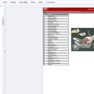 1999-2001 Moto Guzzi Quota ES catalogue de pieces de rechange - PDF