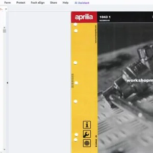 2000 2003 Aprilia RST Mille Workshop Manual - PDF DOWNLOAD