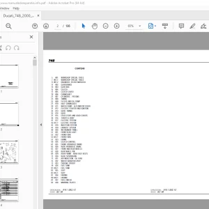 2000 Ducati 748 Parts Manual 915.1.052.1C - PDF DOWNLOAD