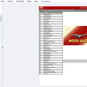 2001-2002 Moto Guzzi V11 Le Mans Naked Catalogue de piéces de rechange - PDF DOWNLOAD