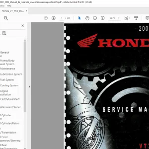 2001-2003 Honda VT750DC Service Manual -  PDF DOWNLOAD