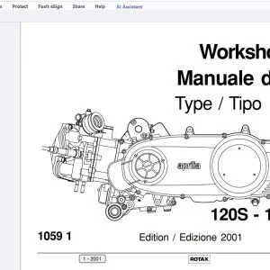 2001 Aprilia 120S/154S/177S Scarabeo Workshop Manual - PDF DOWNLOAD