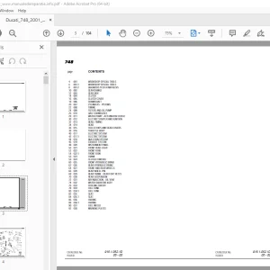 2001 Ducati 748 Parts Manual 915.1.052.1D - PDF DOWNLOAD
