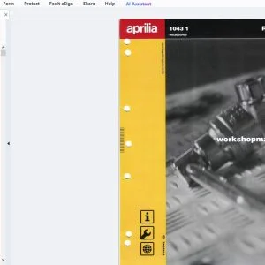 2002-03 Aprilia RST Mille Workshop Manual - PDF DOWNLOAD