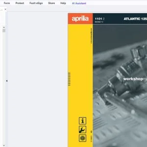 2002 Aprilia Atlantic 125 & 200 Service Repair Manual - PDF DOWNLOAD