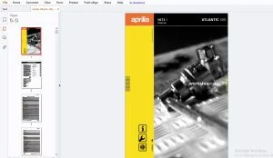 2002 Aprilia Atlantic 500 Workshop Manual - PDF DOWNLOAD