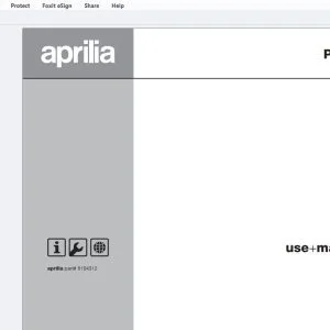 2003 Aprilia Pegaso 650 I.E. Use Maintenance Manual - PDF DOWNLOAD