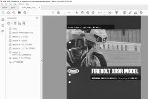 2003 BUELL XB9R FIREBOLT SERVICE MANUAL - PDF DOWNLOAD