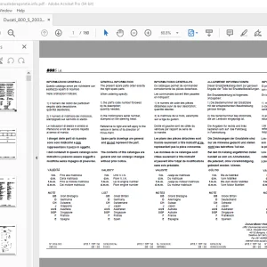 2003 Ducati 800S Parts Manual 915.1.167.1A - PDF DOWNLOAD