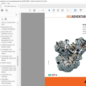 2003KTM 950 ADVENTURE Repair Manual - PDF DOWNLOAD