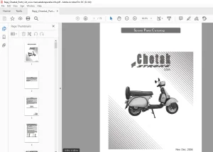 2004 Bajaj Chetak 4 Stoke Part Manual - PDF DOWNLOAD