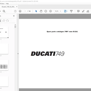 2004 Ducati 749R Parts Manual PN 91512042A - PDF DOWNLOAD