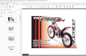 2004 Gasgas TXT PRO 125/200/250/280/300 Service Manual - PDF  DOWNLOAD
