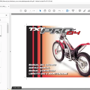2004 Gasgas TXT PRO 125/200/250/280/300 Service Manual - PDF  DOWNLOAD