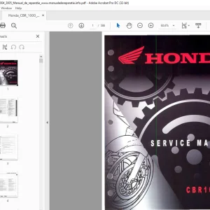 2004 HONDA CBR 100RR Service Manual - PDF DOWNLOAD