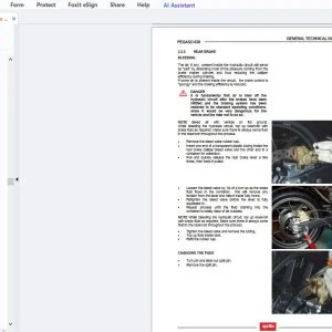 2005 Aprilia Pegaso 650 Service Repair Manual - PDF DOWNLOAD