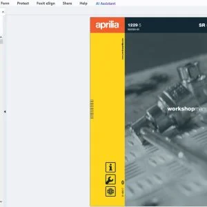 2005 Aprilia SR 50 Workshop Manual - PDF DOWNLOAD