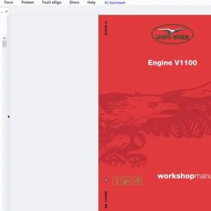2005 Moto Guzzi Engine V1100 Workshop Manual - PDF DOWNLOAD