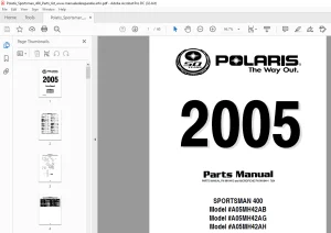 2005 Polaris SPORTSMAN 400 Parts Manual - PDF DOWNLOAD