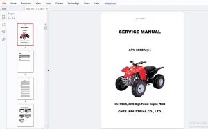 2006 Adly ATV-300SU(I) Service Manual - PDF DOWNLOAD