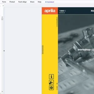2006 Aprilia RS 125 Workshop Manual - PDF DOWNLOAD