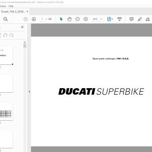 2006 Ducati 749S Superbike Parts Manual PN 91512062C - PDF DOWNLOAD