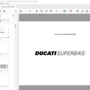2006 Ducati Superbike 749R Parts Manual - PDF DOWNLOAD