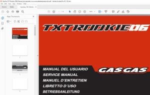 2006 Gasgas TXT PRO 125 200 250 280 300 Service Manual - PDF DOWNLOAD