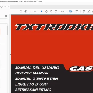 2006 Gasgas TXT PRO 125 200 250 280 300 Service Manual - PDF DOWNLOAD