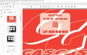 2006 Gasgas TXT pro 125/200/250/280/300 Parts List Manual PDF