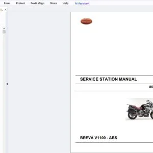 2007 Moto Guzzi Breva V1100 - Abs Service Manual 854310 - PDF DOWNLOAD