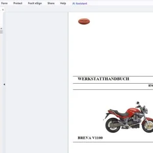 2007 Moto Guzzi Breva V1100 Werkstatthandbuch 854300 - PDF DOWNLOAD