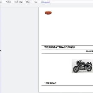Moto Guzzi 1200 Sport Werkstatthandbuch 854319 - PDF DOWNLOAD