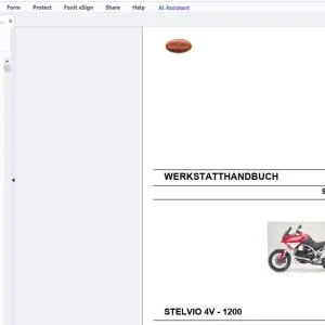 2008 Moto Guzzi Stelvio 4V-1200 Werkstatthandbuch - PDF DOWNLOAD