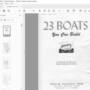 23 Boats You Can Build Popular Mechanics Magazine 1950 PDF