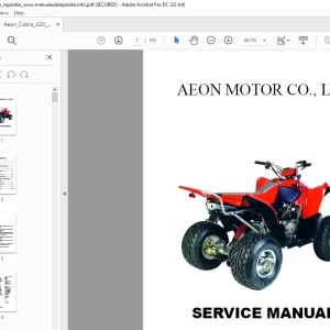 AEON COBRA 220 Service Manual - PDF DOWNLOAD