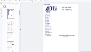 Adly ATV-150S (197A) Parts Manual - PDF DOWNLOAD