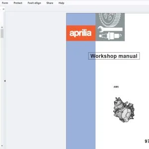 Aprilia AM6 Engine Workshop Manual - PDF DOWNLOAD
