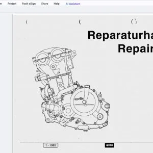 Aprilia Pegason 655/95 Service Repair Manual - PDF DOWNLOAD