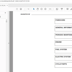 Aprilia QUASAR 50-100 Workshop Manual - PDF DOWNLOAD