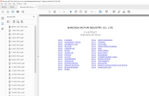 BAROSSA AK3 50II SPARE PARTS LIST Manual - PDF DOWNLOAD