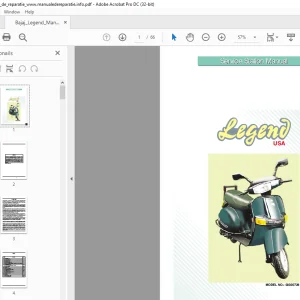 Bajaj Legend 00300728 Service Station Manual -  PDF DOWNLOAD