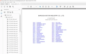 Barossa Python 100_CC SPARE PARTS LIST Manual - PDF DOWNLOAD