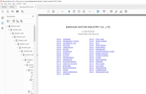 Barossa Python 50CC SPARE PARTS LIST Manual - PDF DOWNLOAD