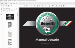 Benelli Tornado tre 1130 Manual Usuario - PDF DOWNLOAD
